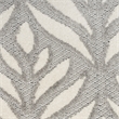 Nourison Aloha 8' x 11' Gray Fabric Tropical Area Rug (8' x 11')