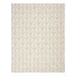 Nourison Aloha 8' x 11' Ivory Gray Fabric Tropical Area Rug (8' x 11')