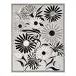 Nourison Aloha 4' x 6' Black White Fabric Contemporary Area Rug (4' x 6')