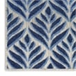 Nourison Aloha 4' x 6' Blue Fabric Tropical Area Rug (4' x 6')