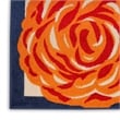Nourison Aloha 4' x 6' Multicolor Fabric Contemporary Area Rug (4' x 6')