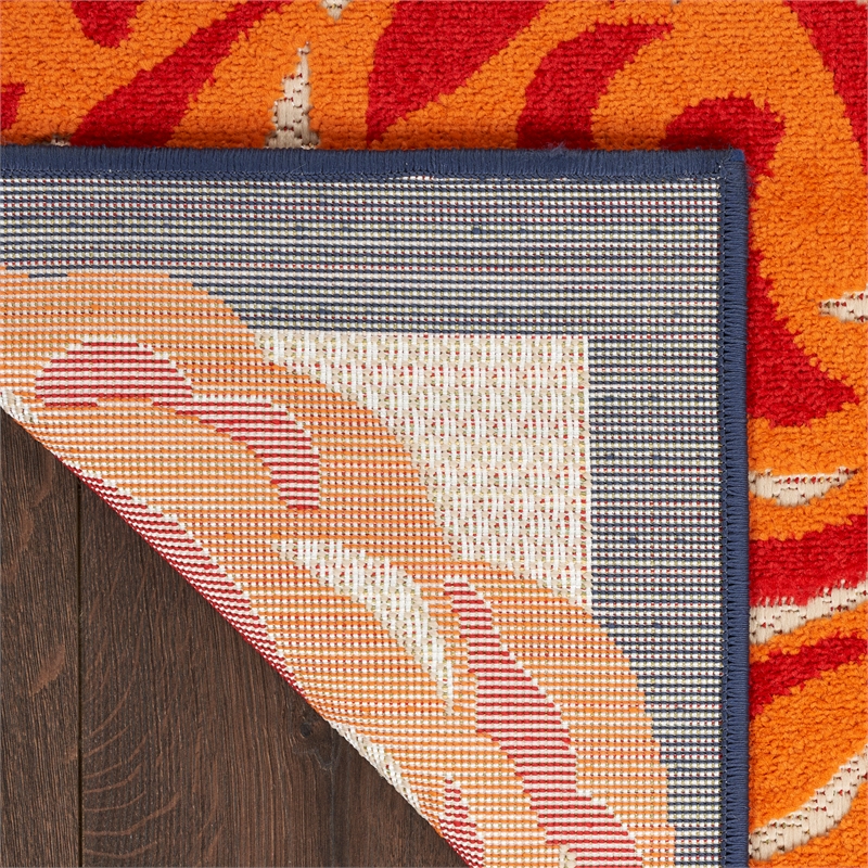 Nourison Aloha 4' x 6' Multicolor Fabric Contemporary Area Rug (4' x 6')