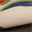 Nourison Aloha 4' x 6' Multicolor Fabric Contemporary Area Rug (4' x 6')
