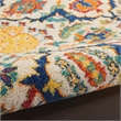 Nourison Allur 3' x 5' Ivory Multicolor Fabric Bohemian Area Rug (3' x 5')