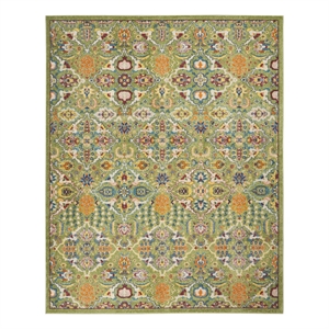 Nourison Allur 7' x 10' Sage Ivory Fabric Bohemian Area Rug (7' x 10')