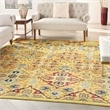 Nourison Allur 7' x 10' Yellow Multicolor Fabric Bohemian Area Rug (7' x 10')