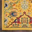 Nourison Allur 6' x 9' Yellow Multicolor Fabric Bohemian Area Rug (6' x 9')