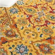 Nourison Allur 3' x 5' Yellow Multicolor Fabric Bohemian Area Rug (3' x 5')