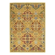 Nourison Allur 3' x 5' Yellow Multicolor Fabric Bohemian Area Rug (3' x 5')