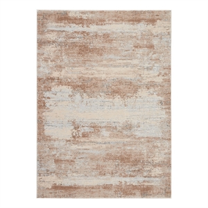 nourison rustic textures 6' x 9' beige rustic indoor rug