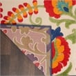 Nourison Aloha 12' x 15' Multicolor Fabric Farmhouse Area Rug (12' x 15')