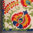 Nourison Aloha 12' x 15' Multicolor Fabric Farmhouse Area Rug (12' x 15')