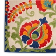 Nourison Aloha 12' x 15' Multicolor Fabric Farmhouse Area Rug (12' x 15')