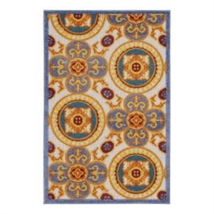 Nourison Aloha 2'8&quot x 4' Multicolor Tropical Indoor/Outdoor Rug