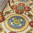 Nourison Aloha 7' x 10' Red/Multi Tropical Indoor/Outdoor Rug