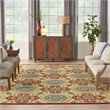 Nourison Aloha 7' x 10' Red/Multi Tropical Indoor/Outdoor Rug