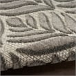 Nourison Aloha 3' x 4' Charcoal Fabric Tropical Area Rug (3' x 4')