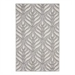 Nourison Aloha 3' x 4' Gray Fabric Tropical Area Rug (3' x 4')