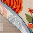 Nourison Aloha 8' x Round Multicolor Fabric Contemporary Area Rug (8' Round)