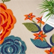 Nourison Aloha 8' x Round Multicolor Fabric Contemporary Area Rug (8' Round)