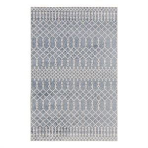 Nourison Astra Machine Washable 2'2&quot x 4' Blue Bohemian Indoor Rug