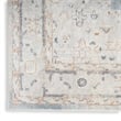 Nourison Home Astra Machine Washable 9' x 12' Light Blue Fabric Area Rug