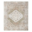 Nourison Astra Machine Washable 9' x 12' Sage Multi Vintage Fabric Indoor Rug