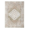 Nourison Home Astra Machine Washable 7' x 9' Sage Multicolor Fabric Area Rug