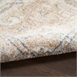 Nourison Home Astra Machine Washable 7' x 9' Beige Fabric Area Rug