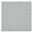 Nourison Courtyard 4' x Square Ivory Aqua Fabric Modern Area Rug (4' Square)