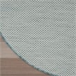 Nourison Courtyard 5' x 8' Oval Ivory Aqua Fabric Modern Area Rug (8' Oval)
