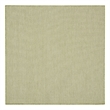 Nourison Courtyard 4' x Square Ivory Green Fabric Modern Area Rug (4' Square)