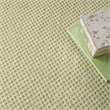 Nourison Courtyard 5' x 8' Oval Ivory Green Fabric Modern Area Rug (8' Oval)