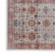 Nourison Fulton 2' x 3' Fabric Beige Multicolor Vintage Flatweave Indoor Rug