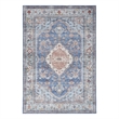 Nourison Fulton 5' x 7' Fabric Blue Vintage Flatweave Indoor Rug