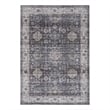 Nourison Fulton 5' x 7' Fabric Charcoal Gray Vintage Flatweave Indoor Rug