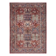 Nourison Fulton 5' x 7' Fabric Red Vintage Flatweave Indoor Rug
