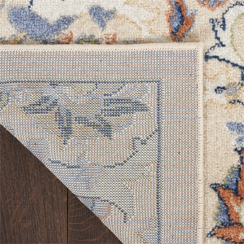 Nourison Allur 8' Runner Beige Fabric Bohemian Area Rug (8' Runner)