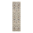 Nourison Allur 8' Runner Beige Fabric Bohemian Area Rug (8' Runner)