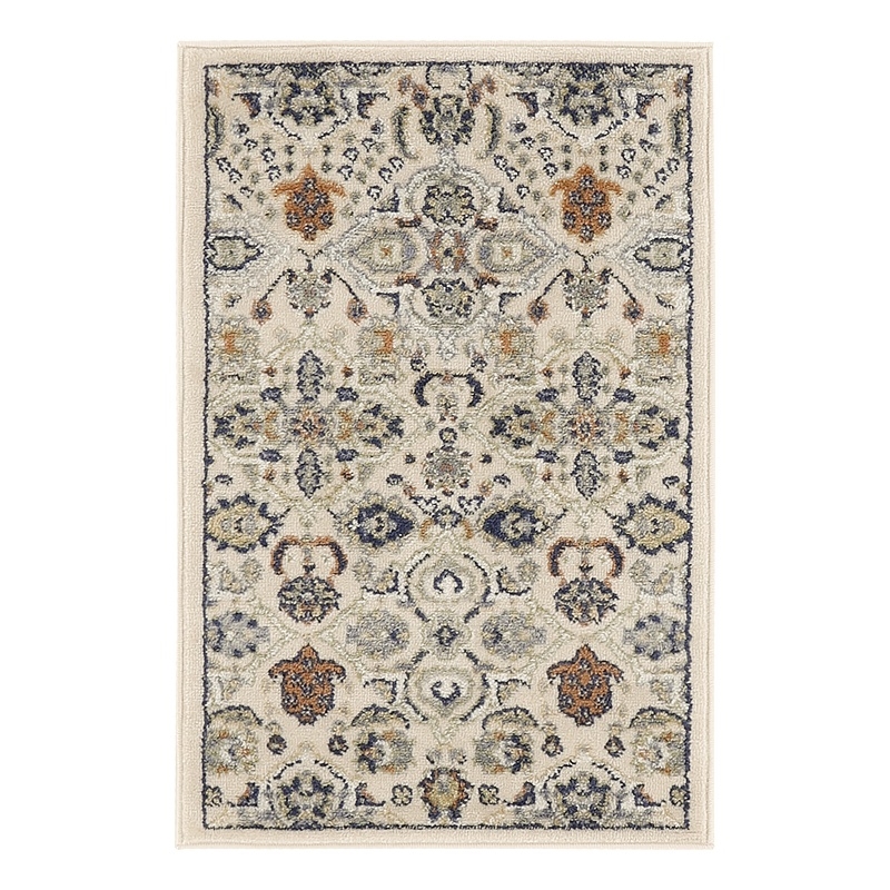 Nourison Allur 2' x 3' Beige Fabric Bohemian Area Rug (2' x 3')