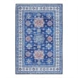 Nourison Home Fulton 2' x 3' Fabric Blue Vintage Flatweave Indoor Area Rug