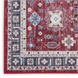 Nourison Home Fulton 5' Runner Fabric Red Vintage Flatweave Indoor Area Rug