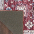Nourison Home Fulton 5' Runner Fabric Red Vintage Flatweave Indoor Area Rug