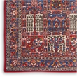 Nourison Home Fulton 5' Runner Fabric Red Vintage Flatweave Indoor Area Rug