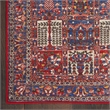 Nourison Home Fulton 5' Runner Fabric Red Vintage Flatweave Indoor Area Rug