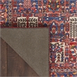 Nourison Home Fulton 5' Runner Fabric Red Vintage Flatweave Indoor Area Rug