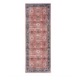 Nourison Home Fulton 5' Runner Fabric Brick Red Vintage Flatweave Indoor Rug