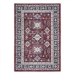 Nourison Home Fulton 2' x 3' Fabric Red Vintage Flatweave Indoor Area Rug