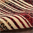 Nourison Home Grafix 8' Runner Fabric Brick Red Multicolor Modern Indoor Rug