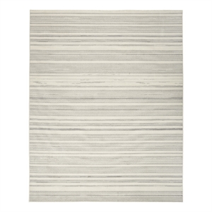 Nourison Home Grafix 5' x 7' Fabric Ivory Gray Modern Indoor Area Rug